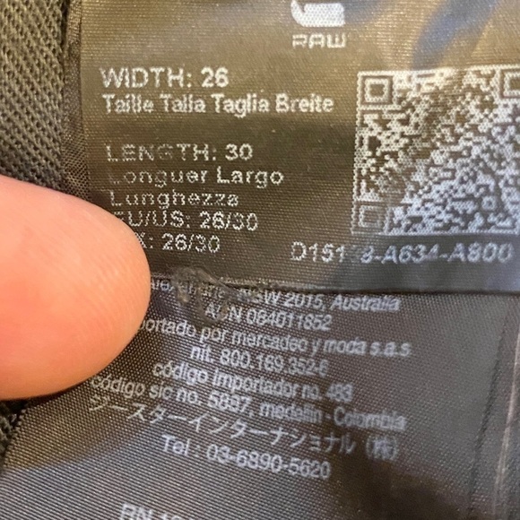 G-Star Raw Size 26 Jeans 5622 Knee Zip High Rise Skinny Women’s Gray Stretch - Picture 10 of 15